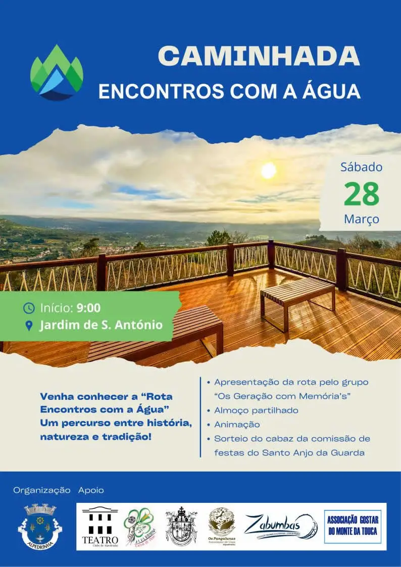 Caminhada "Encontros com a Água"