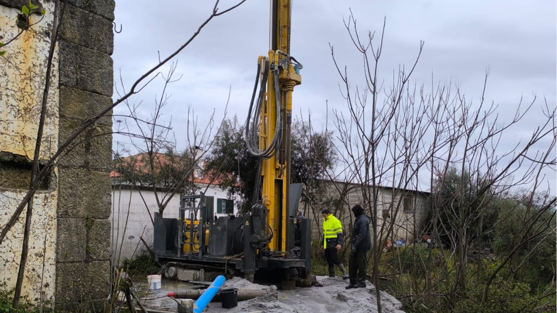 Nova captação de água nas Termas da Touca
